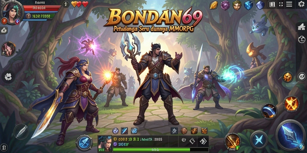 Gameplay seru BONDAN69 dalam dunia MMORPG yang luas.