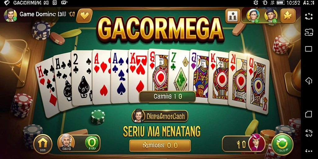 Tampilan menarik dari gameplay GACORMEGA yang seru.