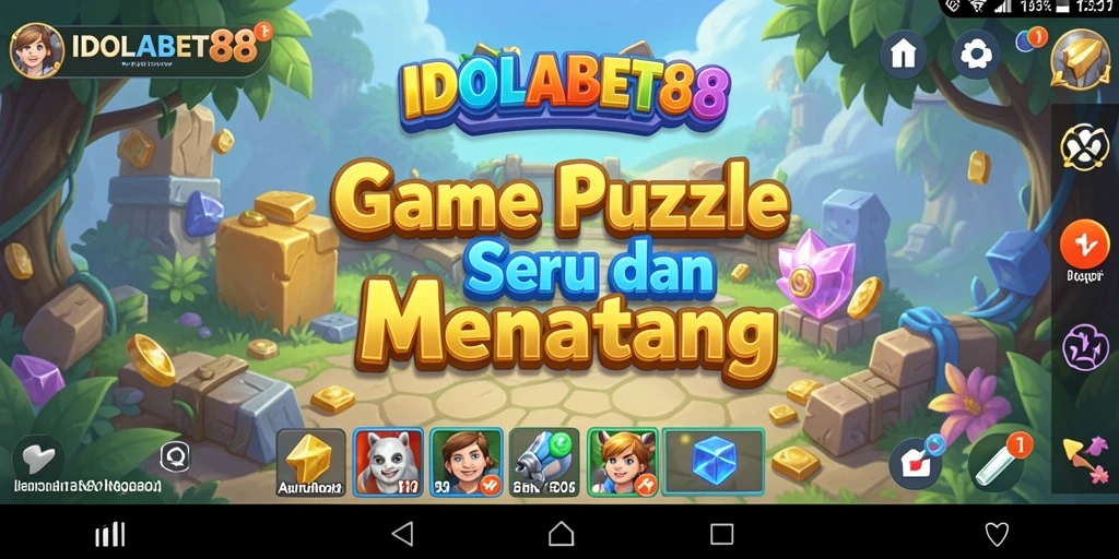 Screenshot gameplay IDOLABET88 menampilkan tantangan puzzle yang menarik.