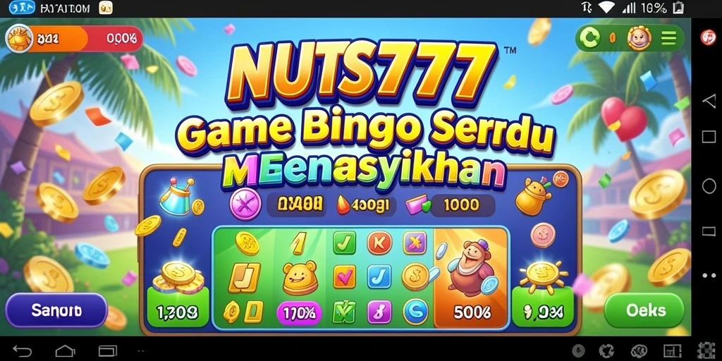 Tampilan gameplay menarik dari NUTS777 dengan suasana Bingo yang hidup.